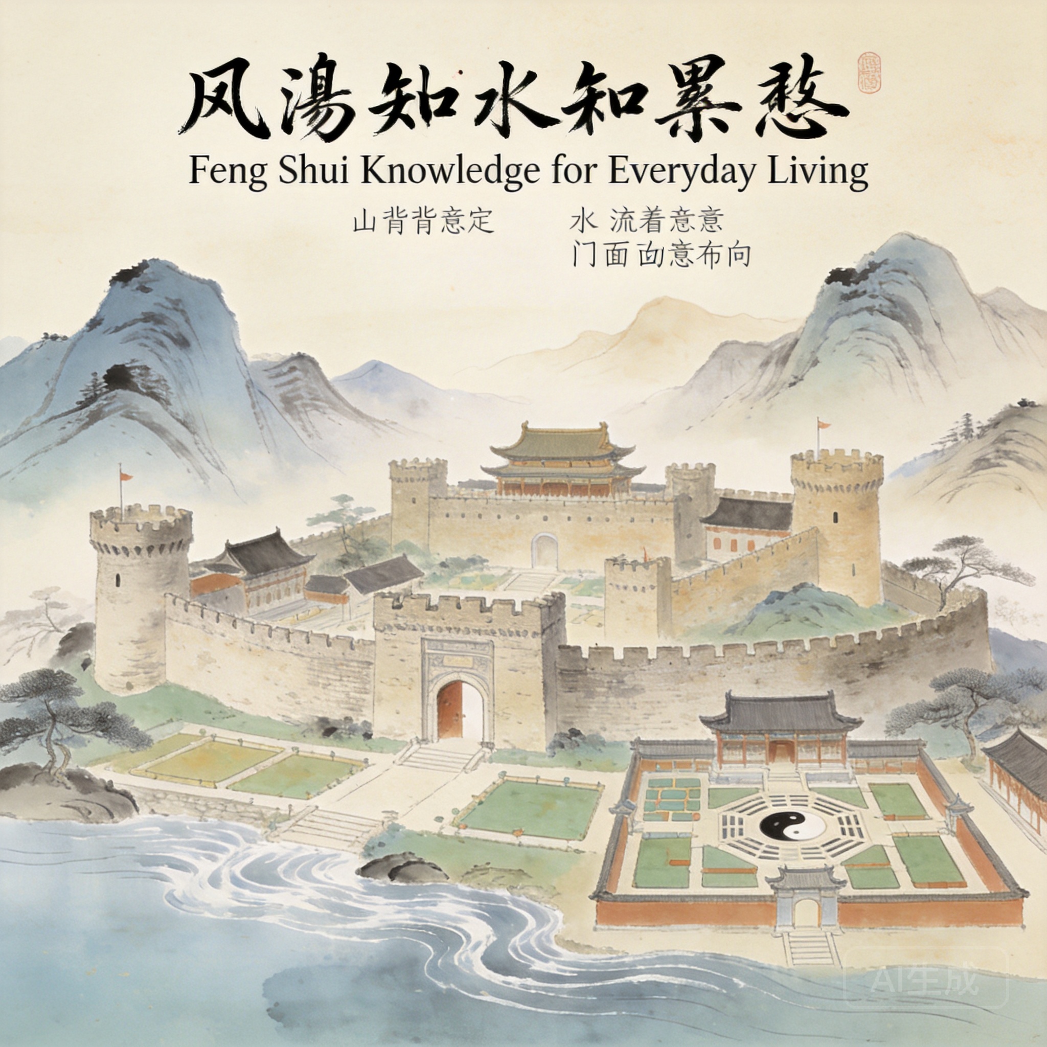 Feng Shui knowledge for everyday living illustration for castles and town walls of king edward in gwynedd full feng shui analysis