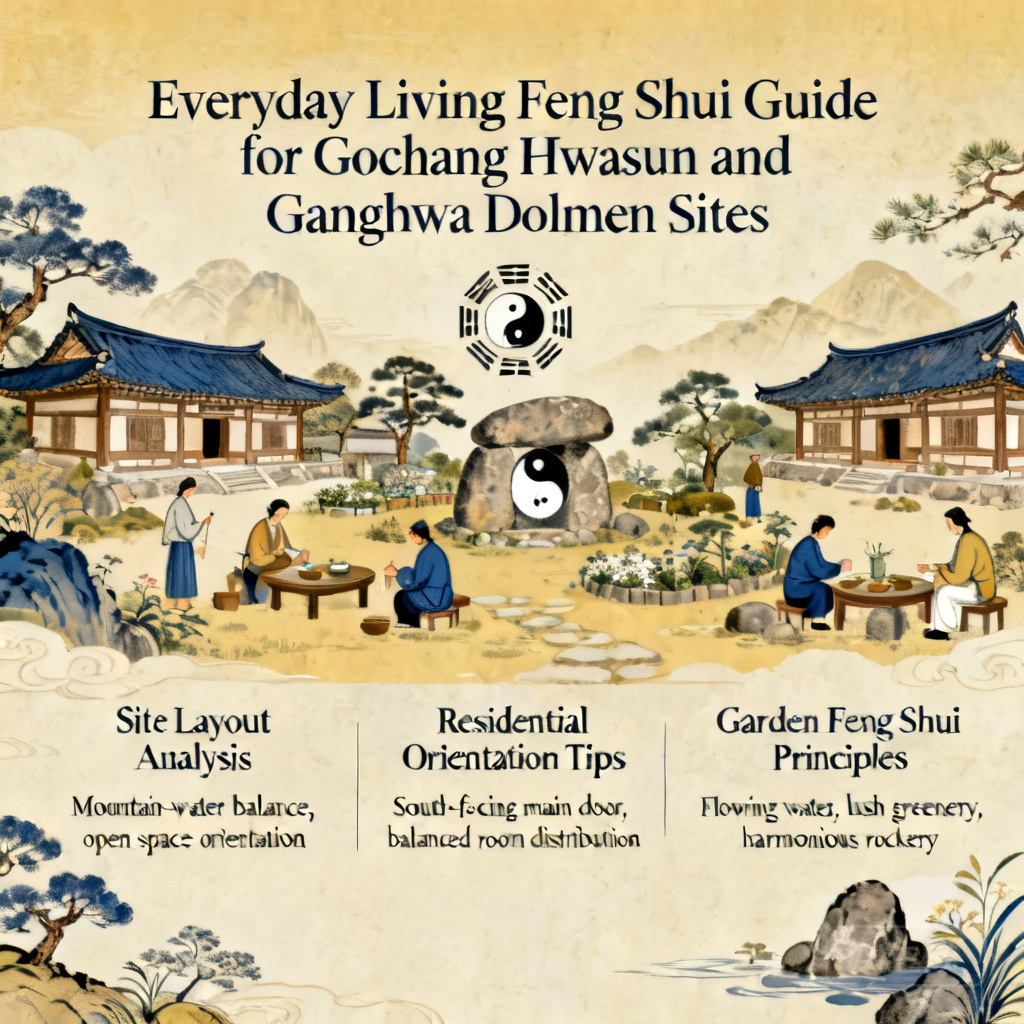 Feng Shui knowledge for everyday living illustration for gochang hwasun and ganghwa dolmen sites full feng shui analysis guide