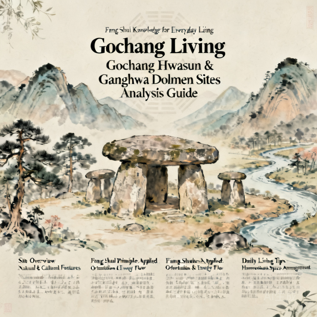 Feng Shui knowledge for everyday living illustration for gochang hwasun and ganghwa dolmen sites full feng shui analysis guide