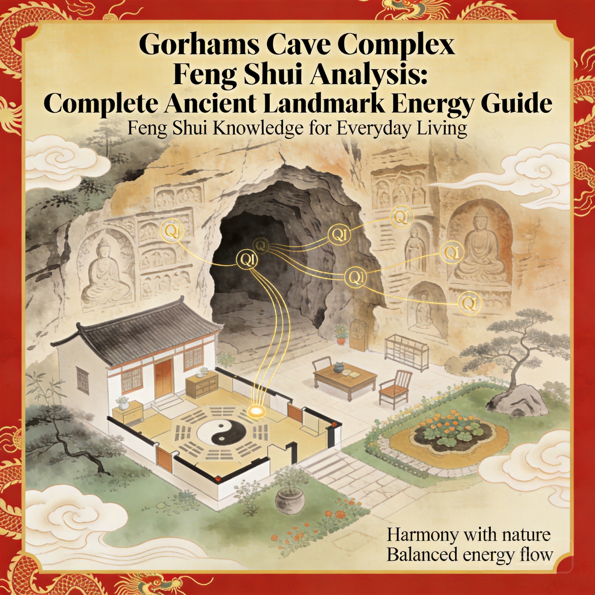 Feng Shui knowledge for everyday living illustration for gorhams cave complex feng shui analysis complete ancient landmark energy guide
