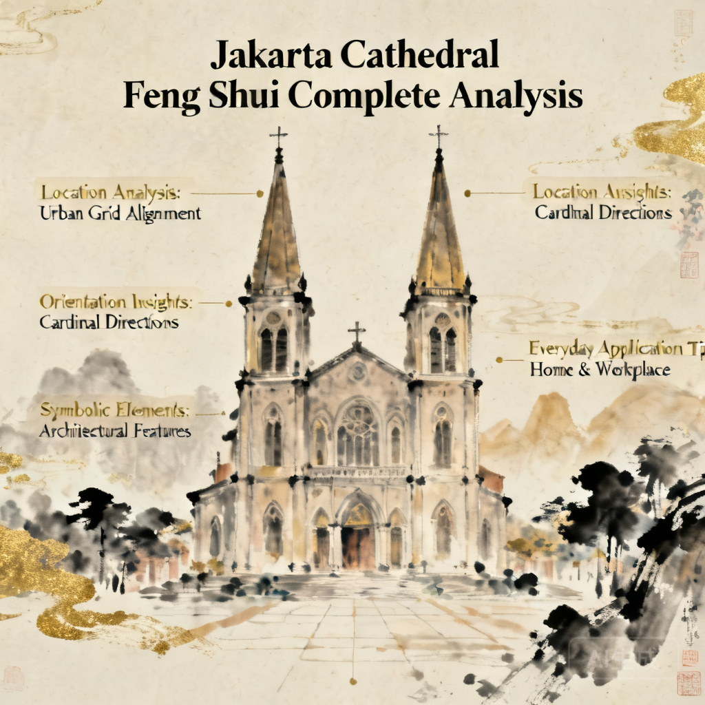 Feng Shui knowledge for everyday living illustration for indonesian jakarta cathedral feng shui complete analysis key takeaways