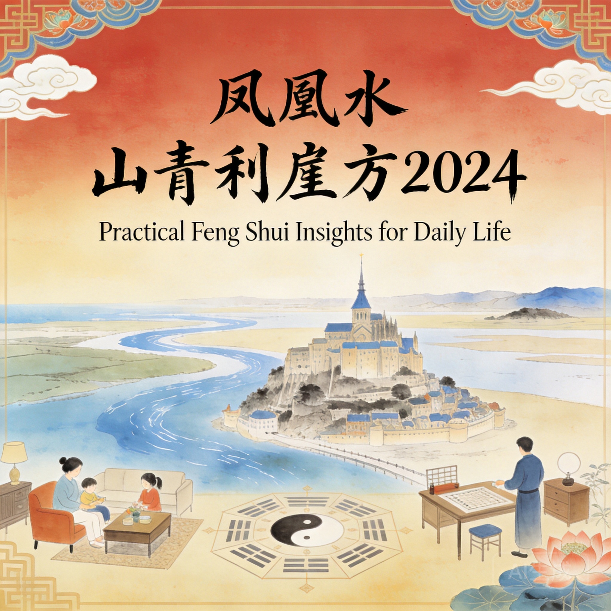 Feng Shui knowledge for everyday living illustration for mont saint michel and its bay feng shui analysis complete 2024 expert guide