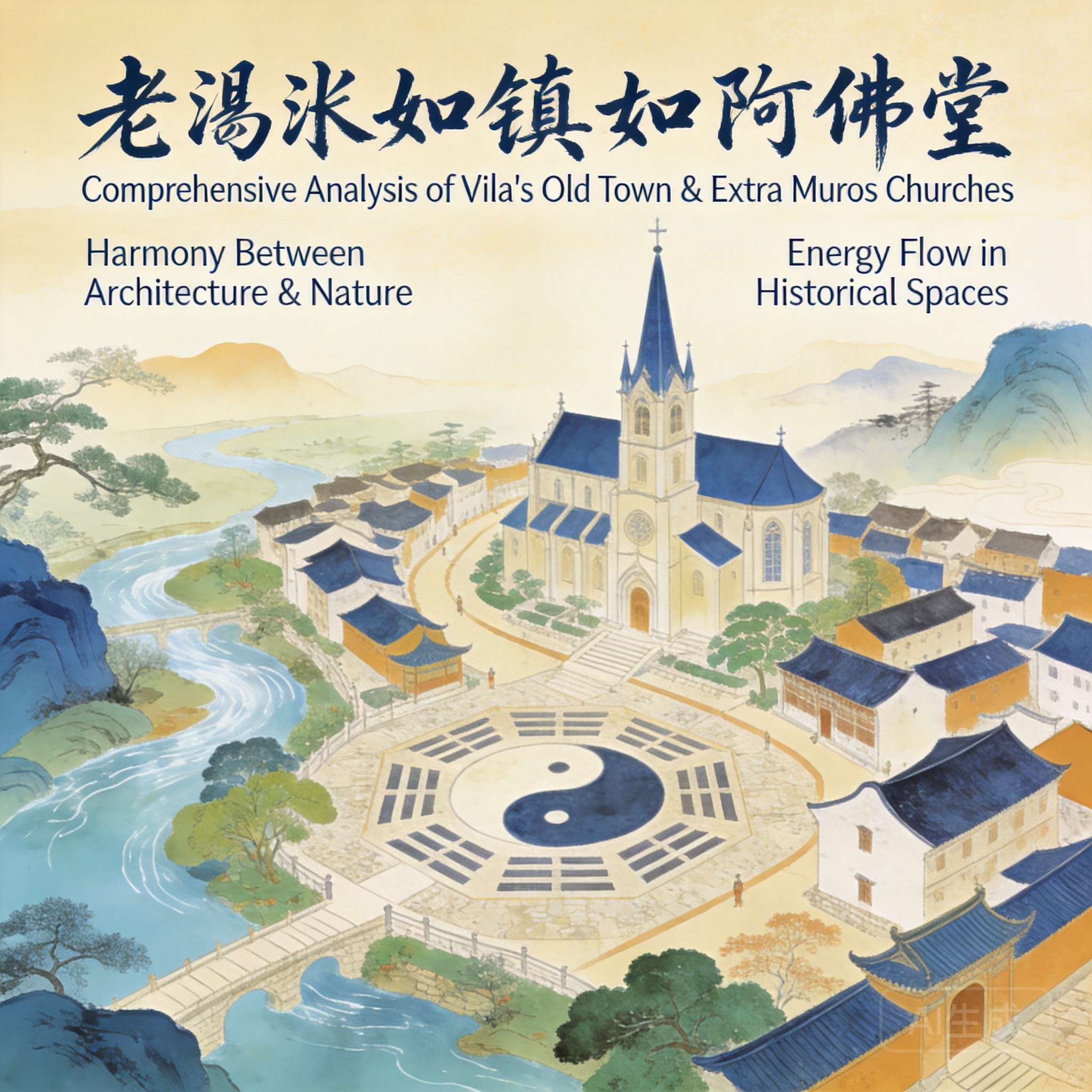 風水日常知識插圖:阿維拉舊城及其城牆外教堂的完整風水分析