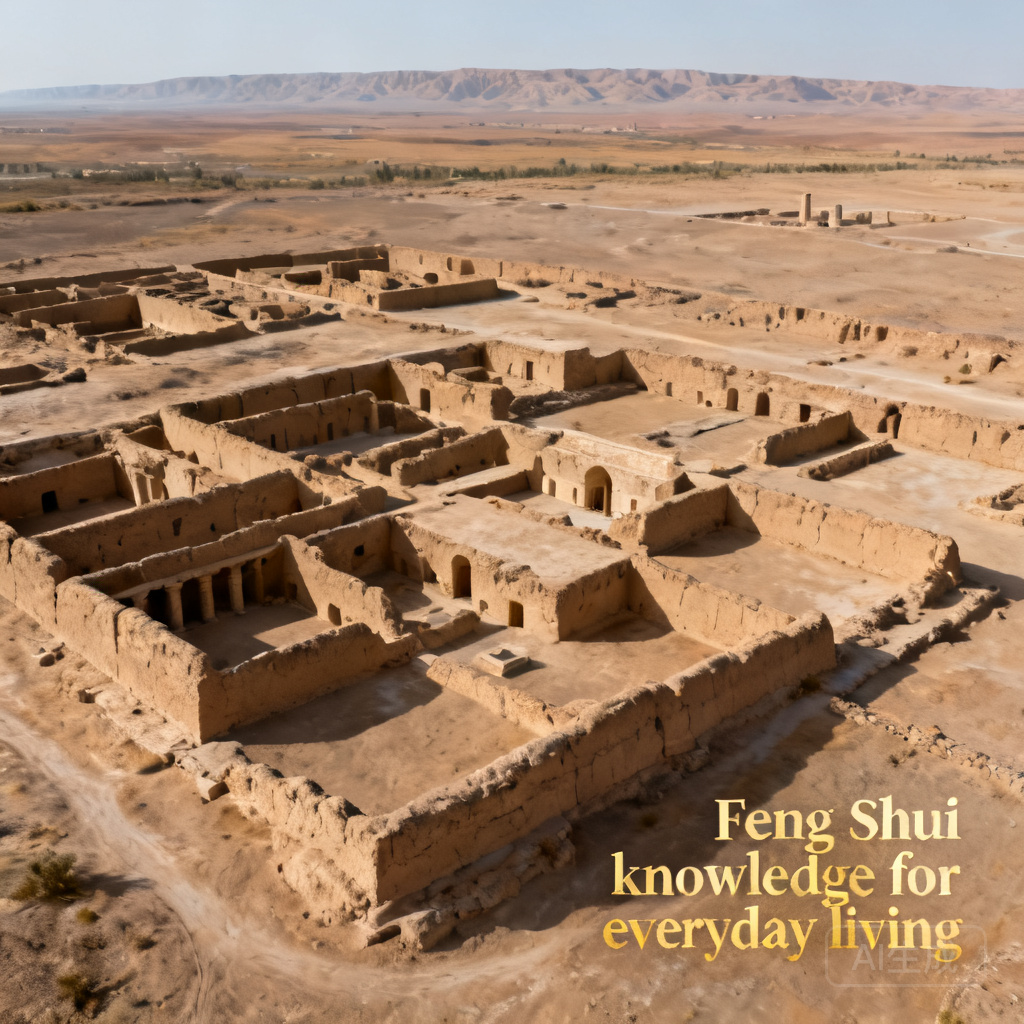 Aerial shot of Shahr-i Sokhta excavation site, with exposed mudbrick residential and public structures and the surrounding arid Sistan-Baluchestan plateau visible on the horizon