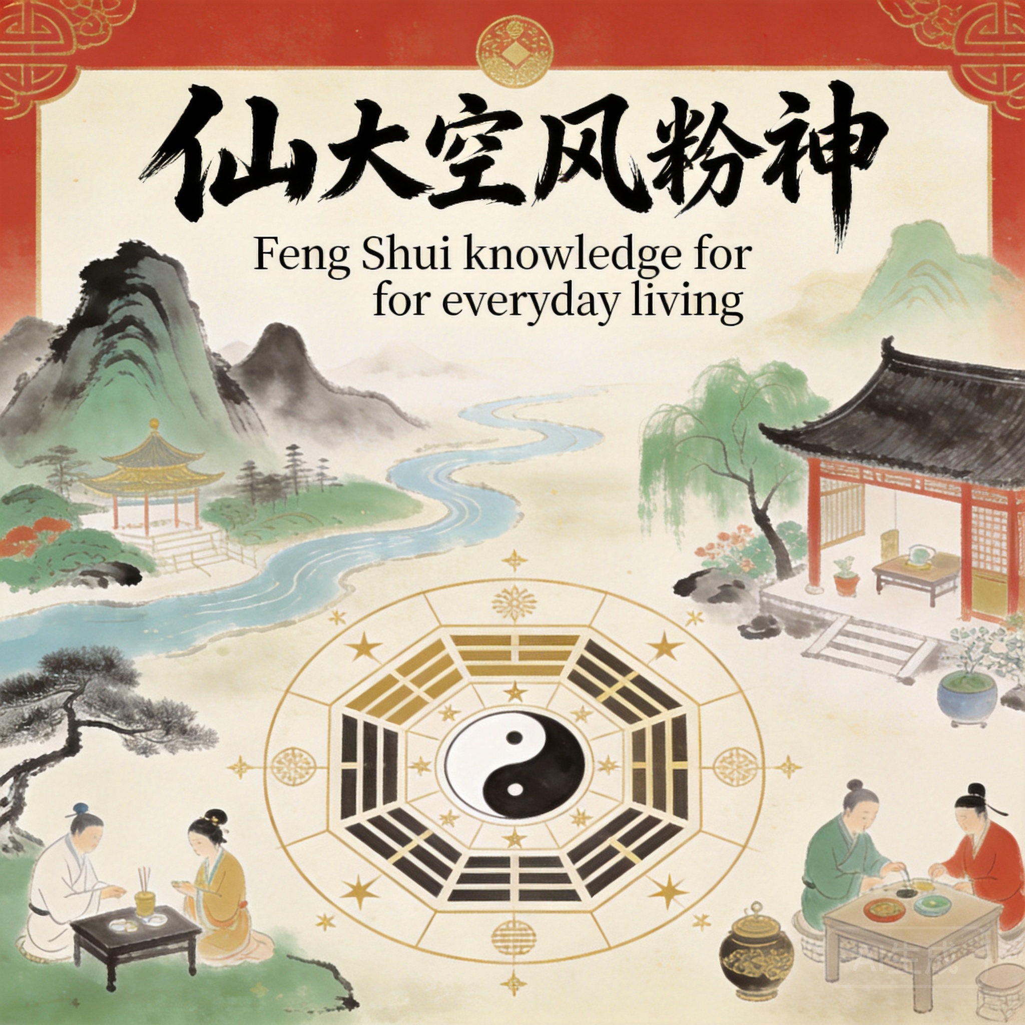 Feng Shui knowledge for everyday living illustration for sian kaan feng shui analysis a complete guide to its natural energetic patterns